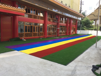 南湖027社区立德幼儿园人造草坪活动区