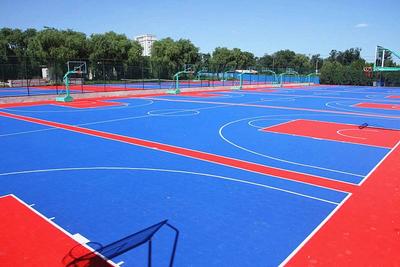 悬浮地板拼装篮球场